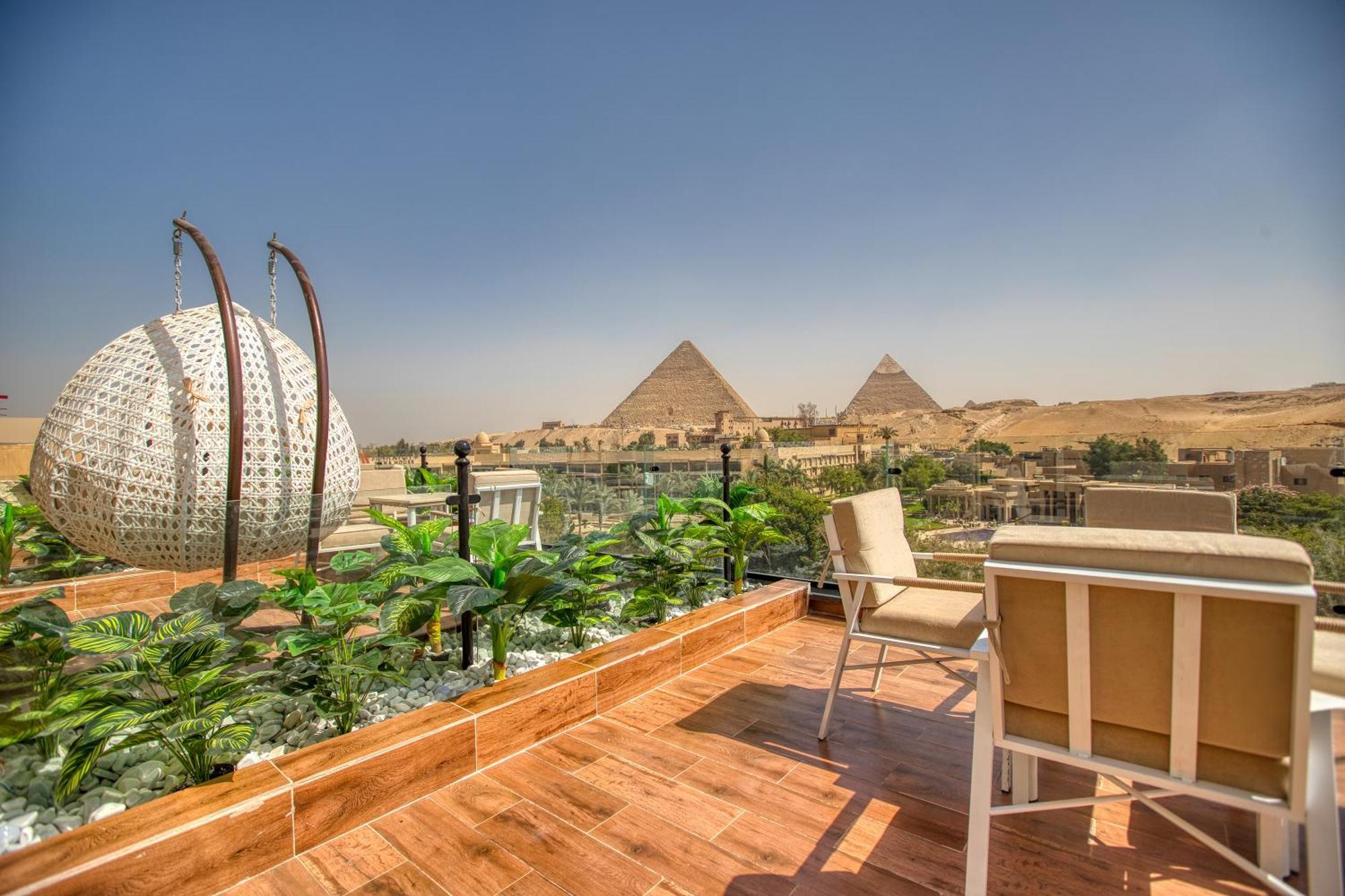 Gaia Pyramids Hotel Kafrat al Jabal Luaran gambar