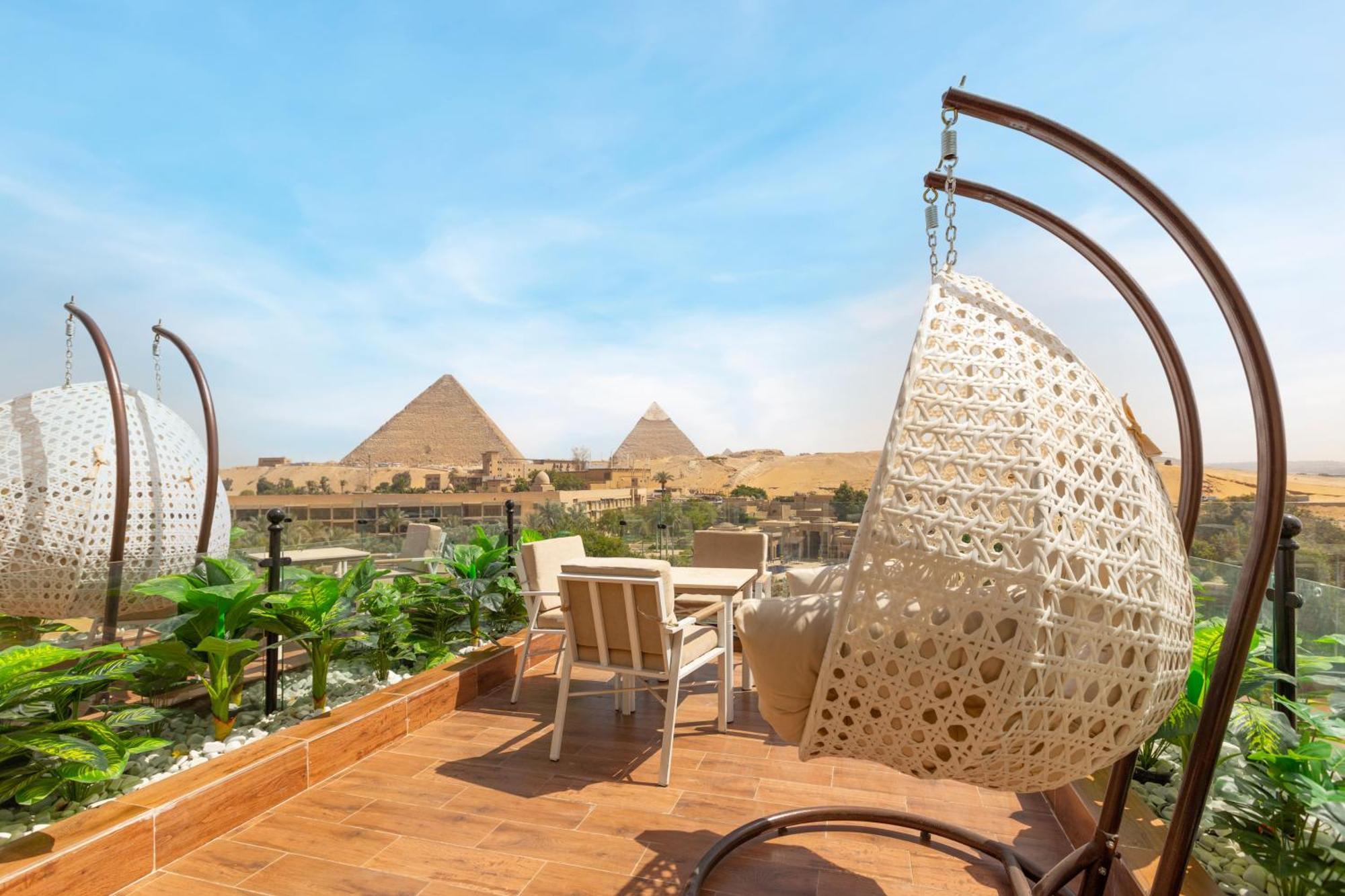 Gaia Pyramids Hotel Kafrat al Jabal Luaran gambar