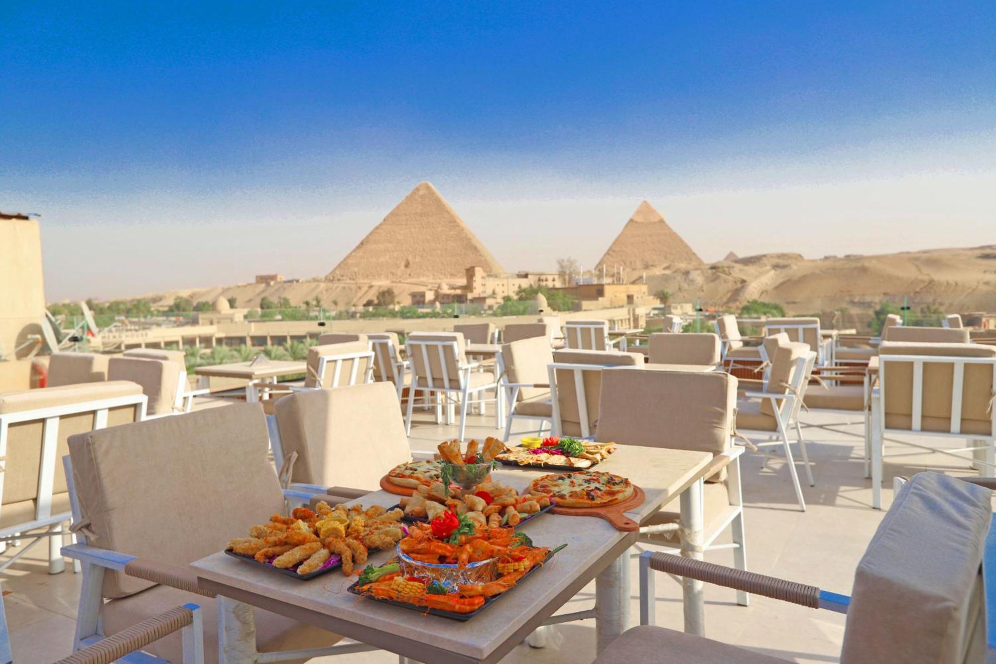 Gaia Pyramids Hotel Kafrat al Jabal Luaran gambar