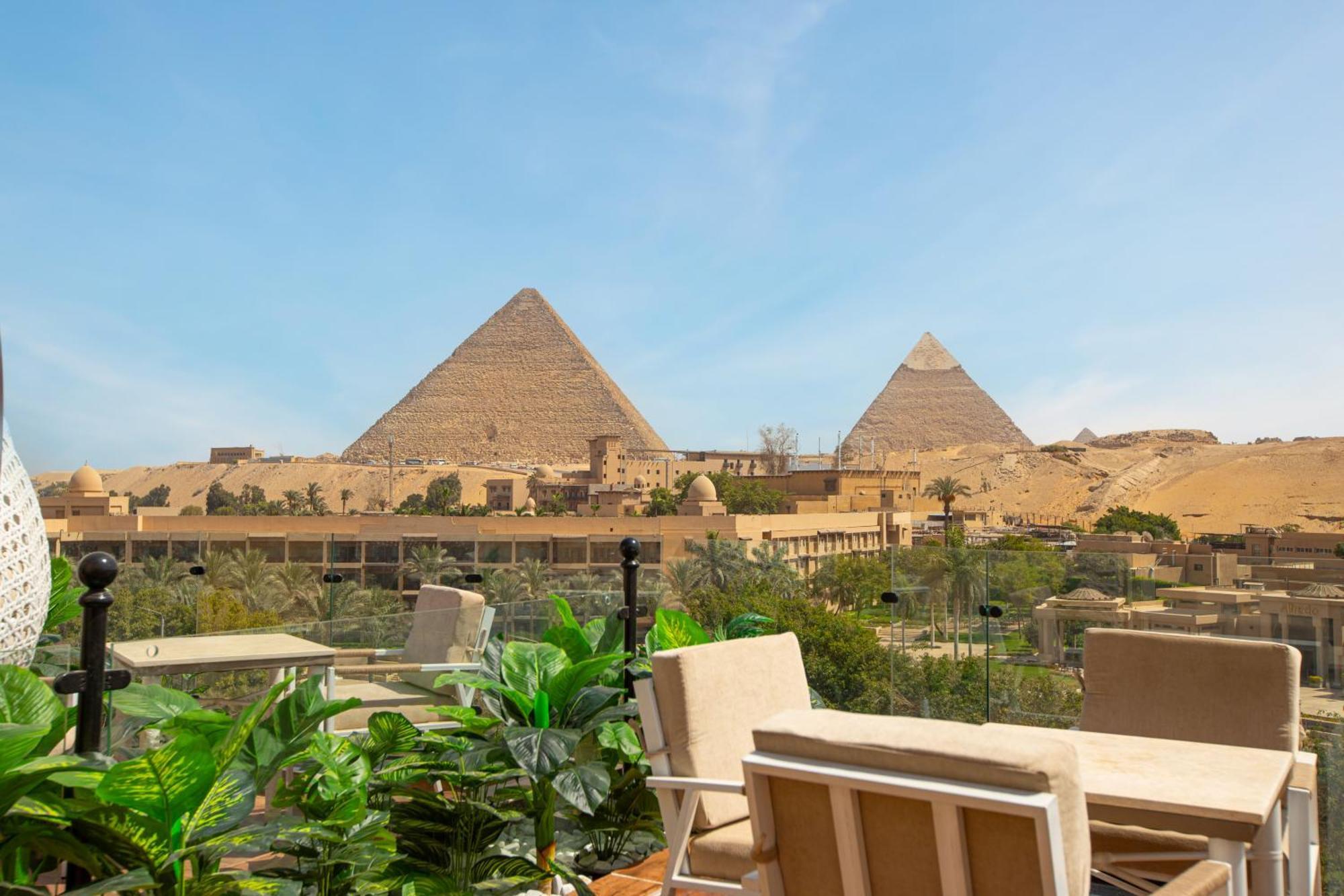 Gaia Pyramids Hotel Kafrat al Jabal Luaran gambar